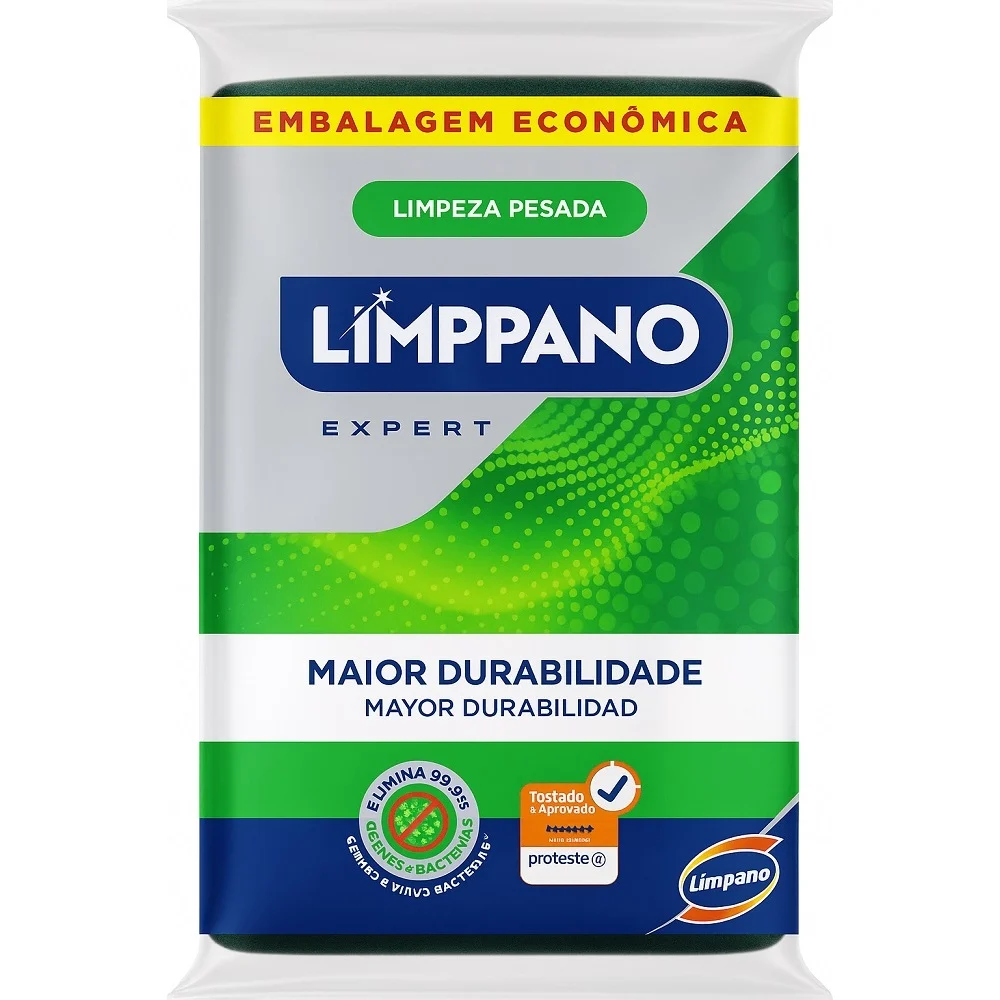 imagem de Esponja Limppano Multiuso Emb Econ Com 4