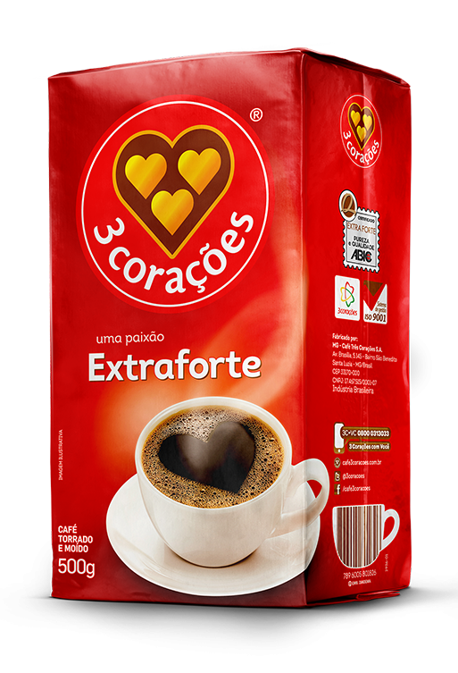 imagem de Cafe 3 Coracoes Extra Fort Vacuo 500G