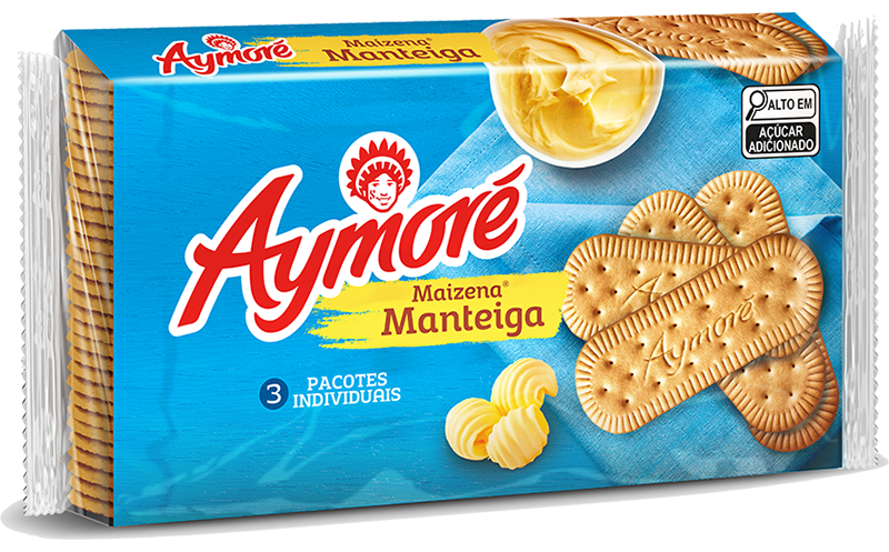 imagem de Biscoito Aymore Maizena Multipack Manteiga 345G