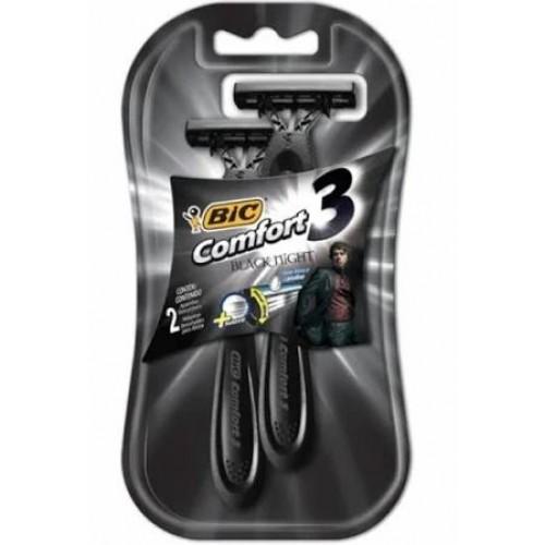 imagem de Aparelho De Barbear Bic Comfort 3 Black Night Com 1 Sm