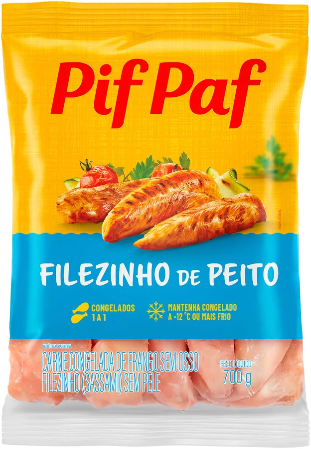 imagem de Carne Fgo Pif Paf Filezinho Peito 700G