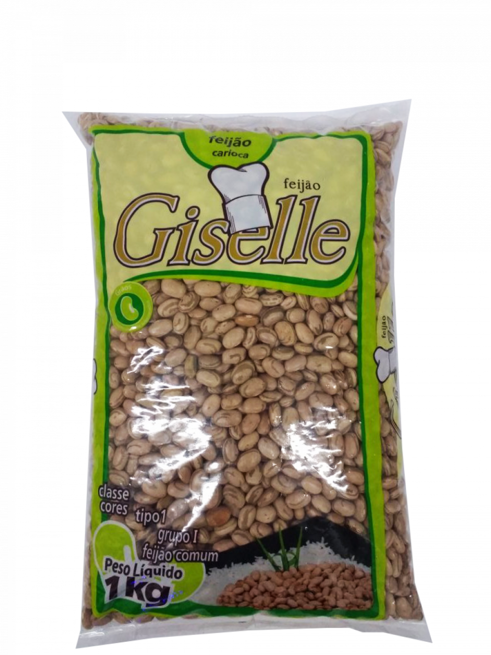 imagem de Feijao Giselle Carioca T1 1Kg