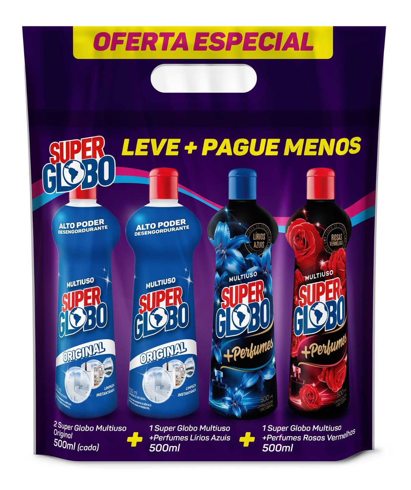 imagem de Kit Super Globo 2 Original + 1 Rosas + 1 Lirios 500Ml