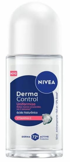 imagem de Desodorante Nivea Roll On Fem 50Ml Derma Control Uniformiza