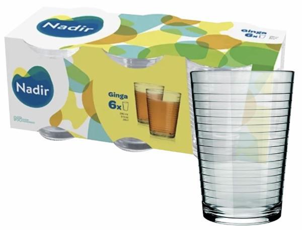 imagem de Conjunto N Fig Vidro Copo Jinga Incolo Com 6 280Ml