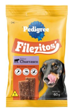 imagem de Racao Pedigree Filezitos Churrasco 60G