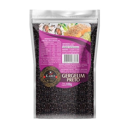 imagem de Gergelim Karui Preto 100G