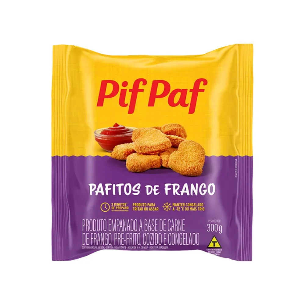 imagem de Empanado Pif Paf Pafitos Frango Pacote 300G