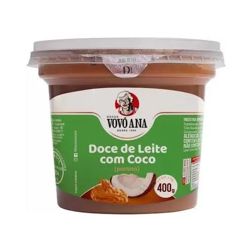 imagem de Doce De Leite Vovo Ana Com Coco Pastoso 400G