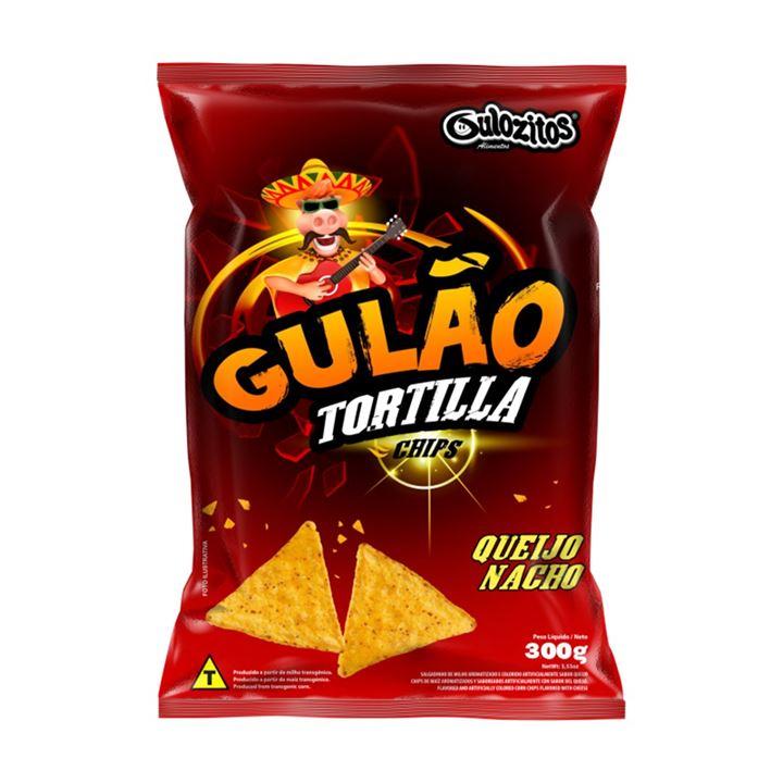 imagem de Salgadinho Gulao Tortilla Queijo Nacho 300G