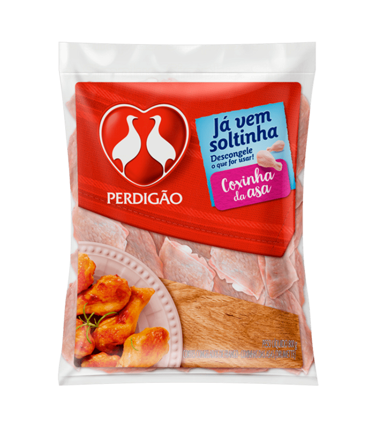 imagem de Carne Frango Perdigao Coxinha Da Asa Pacote 800G