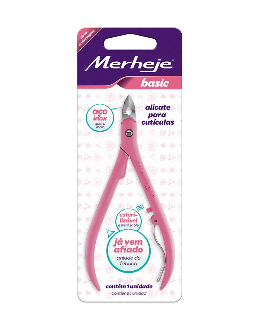 imagem de Alicate Merheje Cuticula Rosa