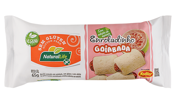 imagem de Biscoito Natural Life Enrol Goiaba Sem Gluten 65G