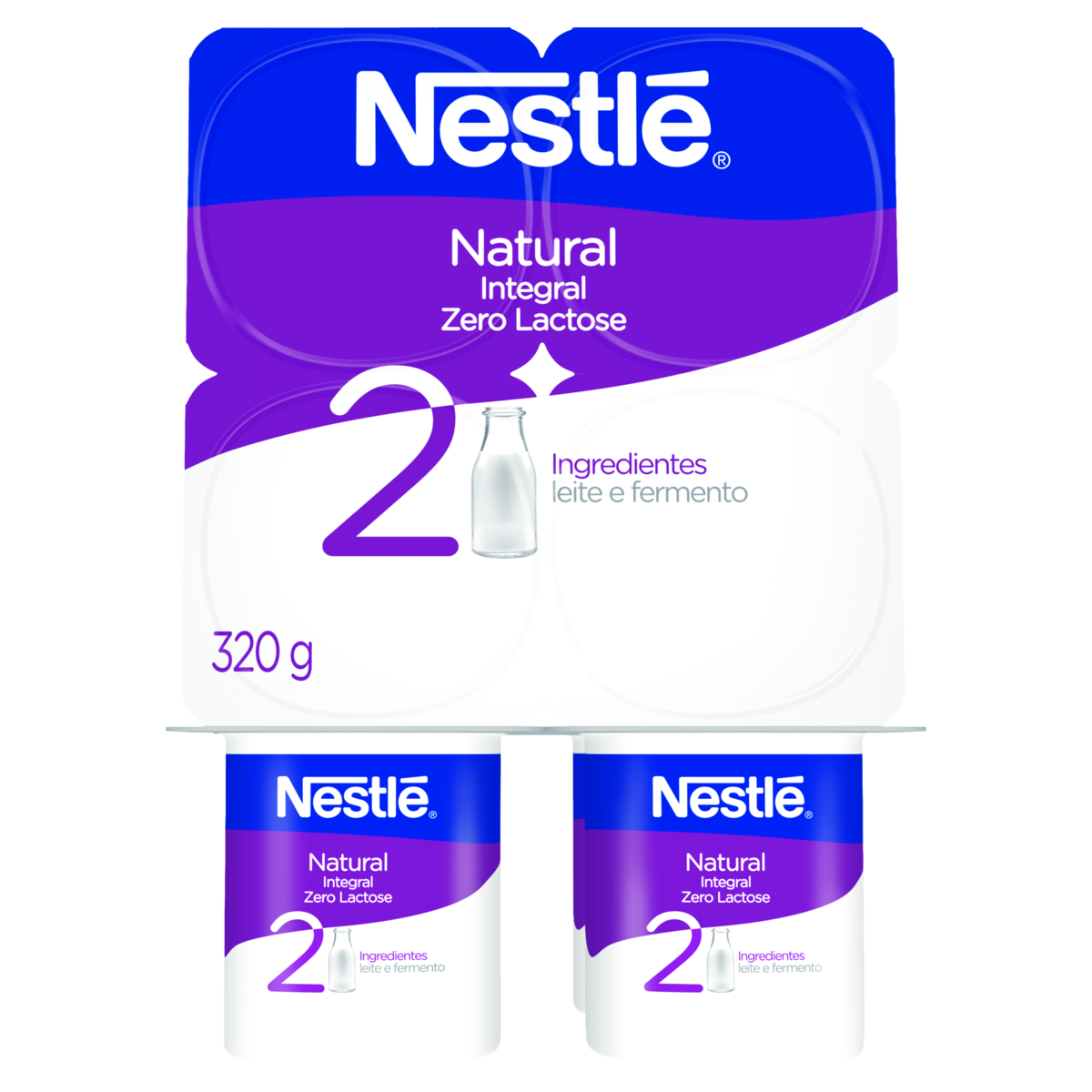 imagem de Iorgute Nestle Natural Zero Lactose 340G