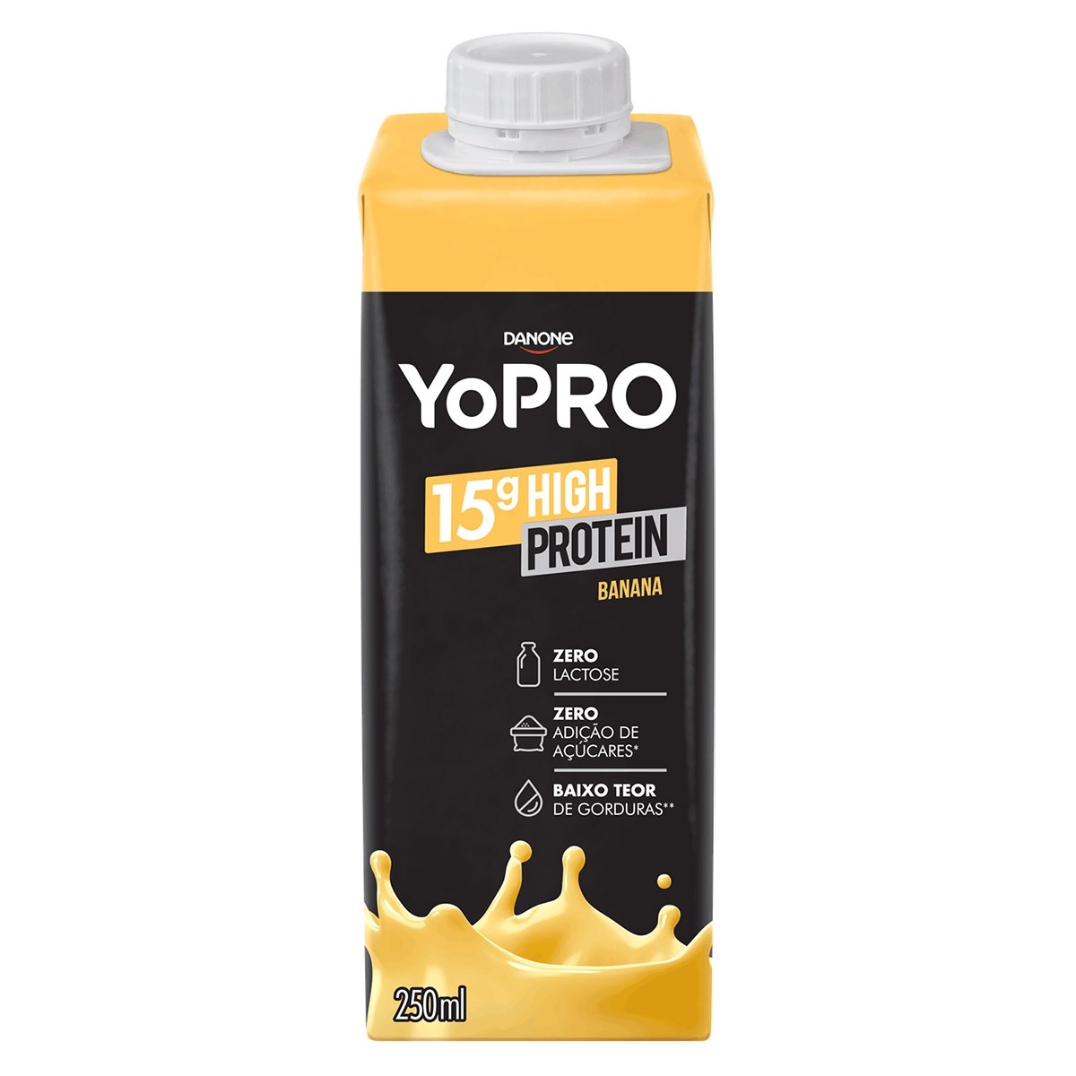 imagem de Bebida Lactea Danone Yopro Banana 250Ml