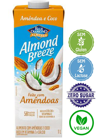 imagem de Bebida Amendoas Almond Breeze Amendoa/Coco 1L