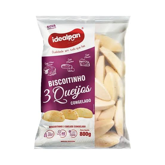 imagem de Biscoitinho 3 Queijo Idealpan 800g