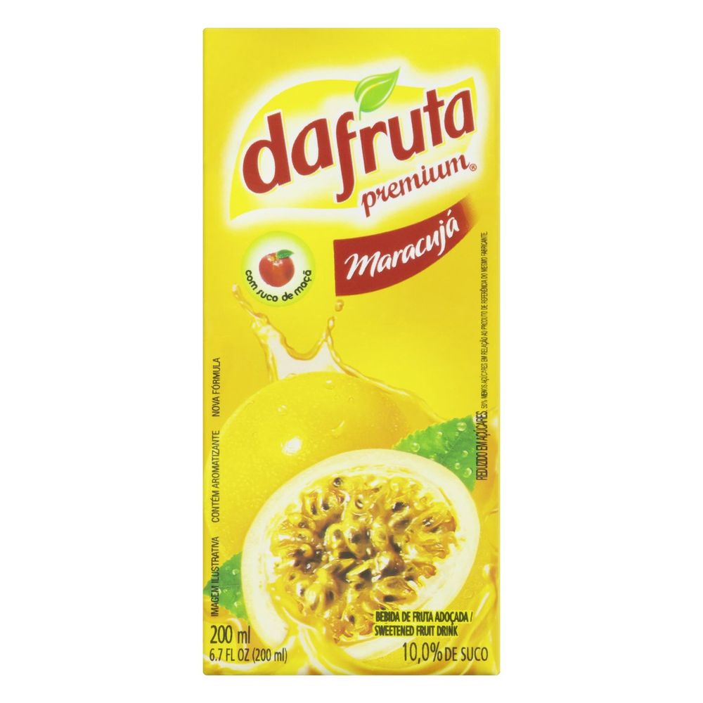 imagem de Suco Dafruta Maracuja 200Ml