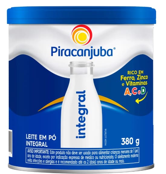imagem de Leite Em Po Piracanjuba Integral Lata 380G