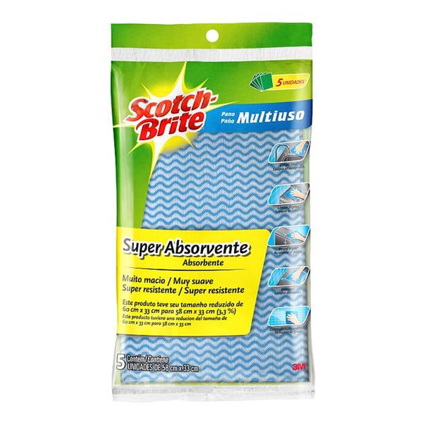 imagem de Pano S.Brite Multiuso Azul Com 5