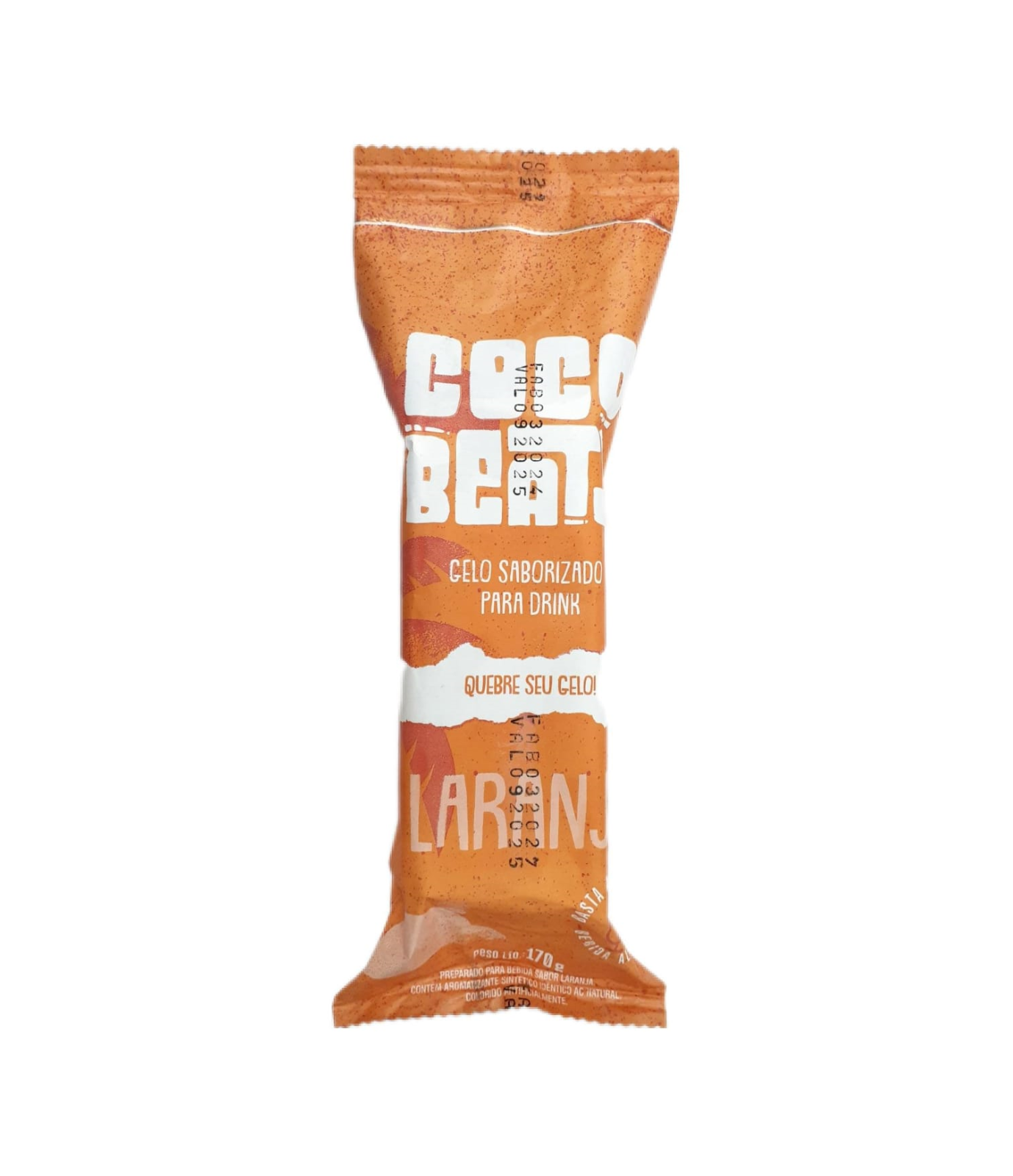 imagem de Gelo Coco Beats Para  Drink Laranja 170G