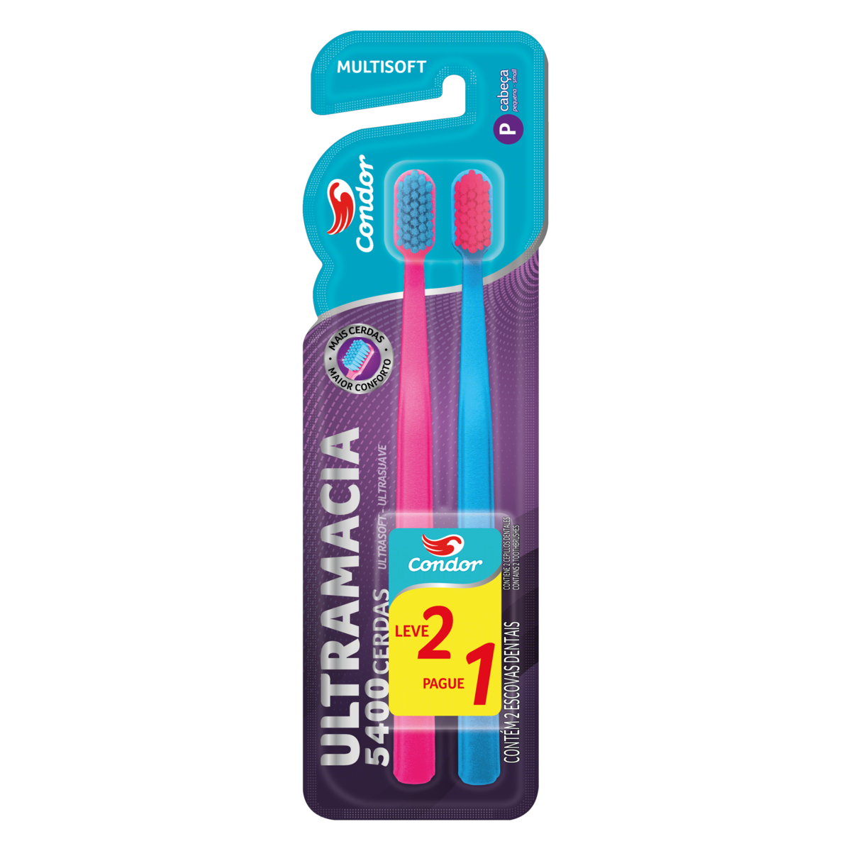 imagem de Escova De Dente Condor Multisoft L2P1