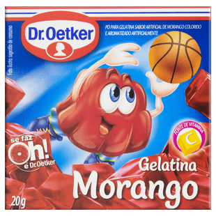 imagem de Gelatina Dr Oetker Morango 20G