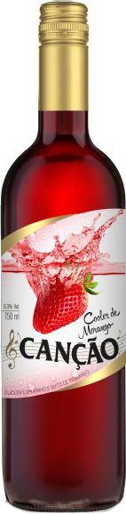 imagem de Vinho Cancao Cooler Morango 750Ml