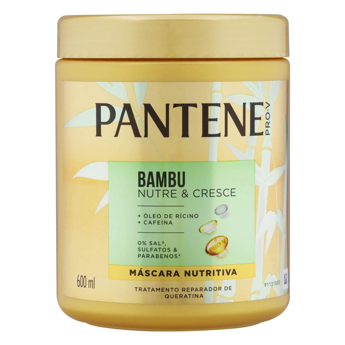 imagem de Creme Capilar Trat Pantene Bambu 600Ml