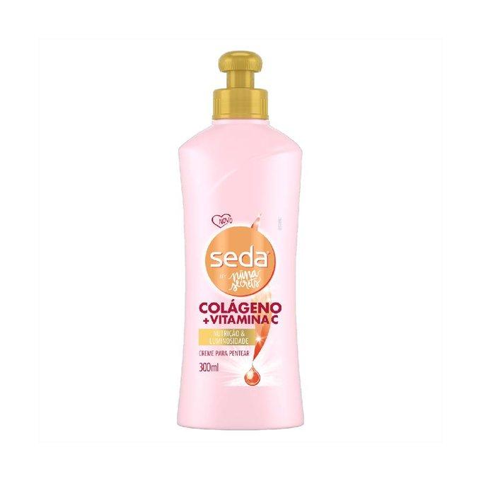 imagem de Creme Capilar De Pentear Seda 300Ml Colageno Vitcaroco