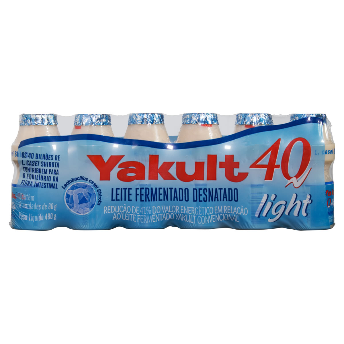 imagem de Leite Fermentado Yakult 40 Light 480G Com 6