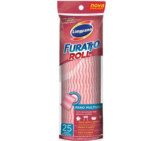 imagem de Pano Limppano Furatto Roll Rosa Com 20