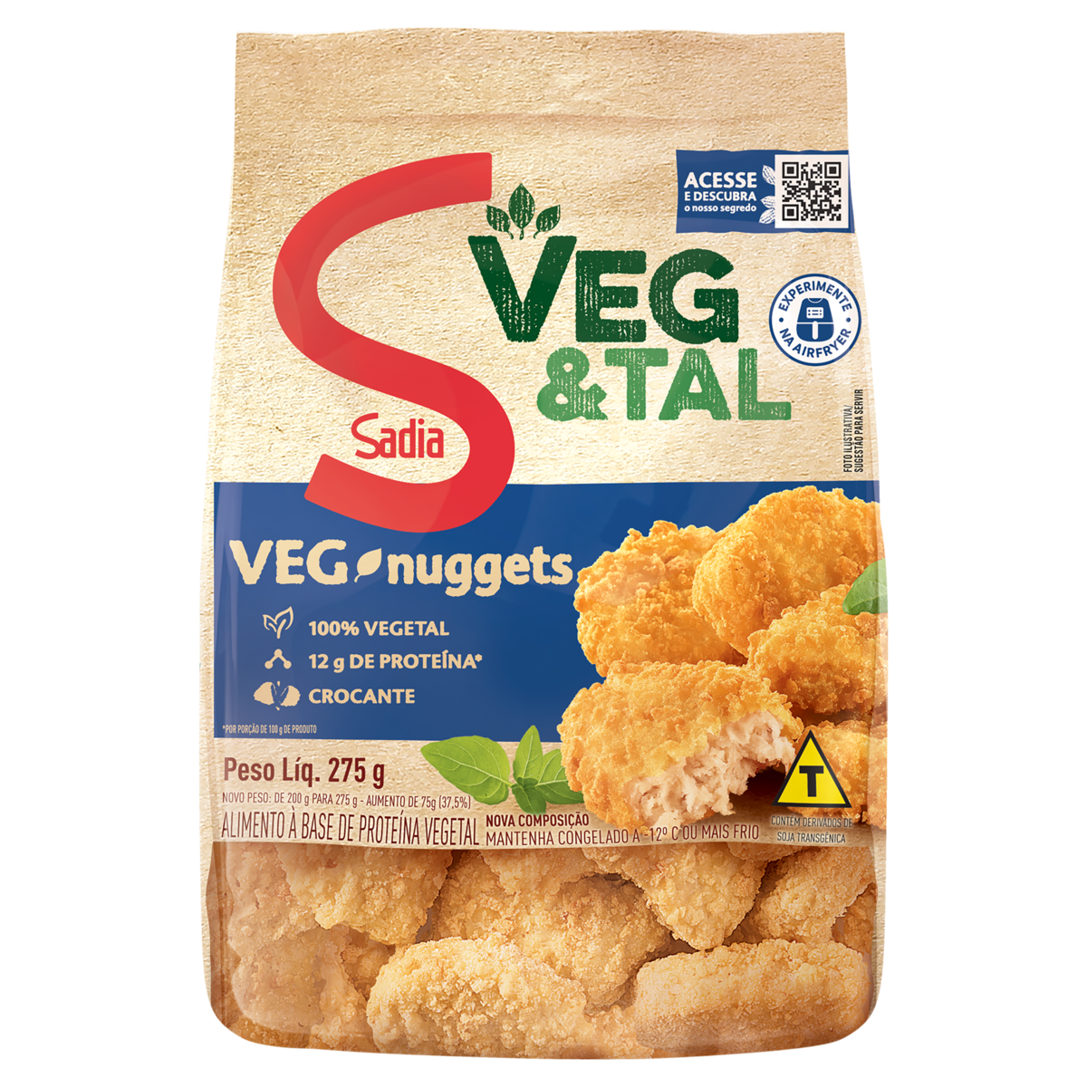 imagem de Empanela Sadia Vegetal 275G