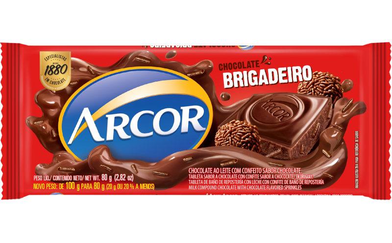 imagem de CHOC ARCOR BRIGADEIRO 80G