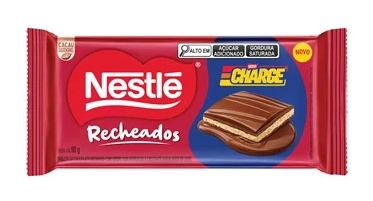 imagem de Chocolate Nestle Tablete Biscoito Charge 90G