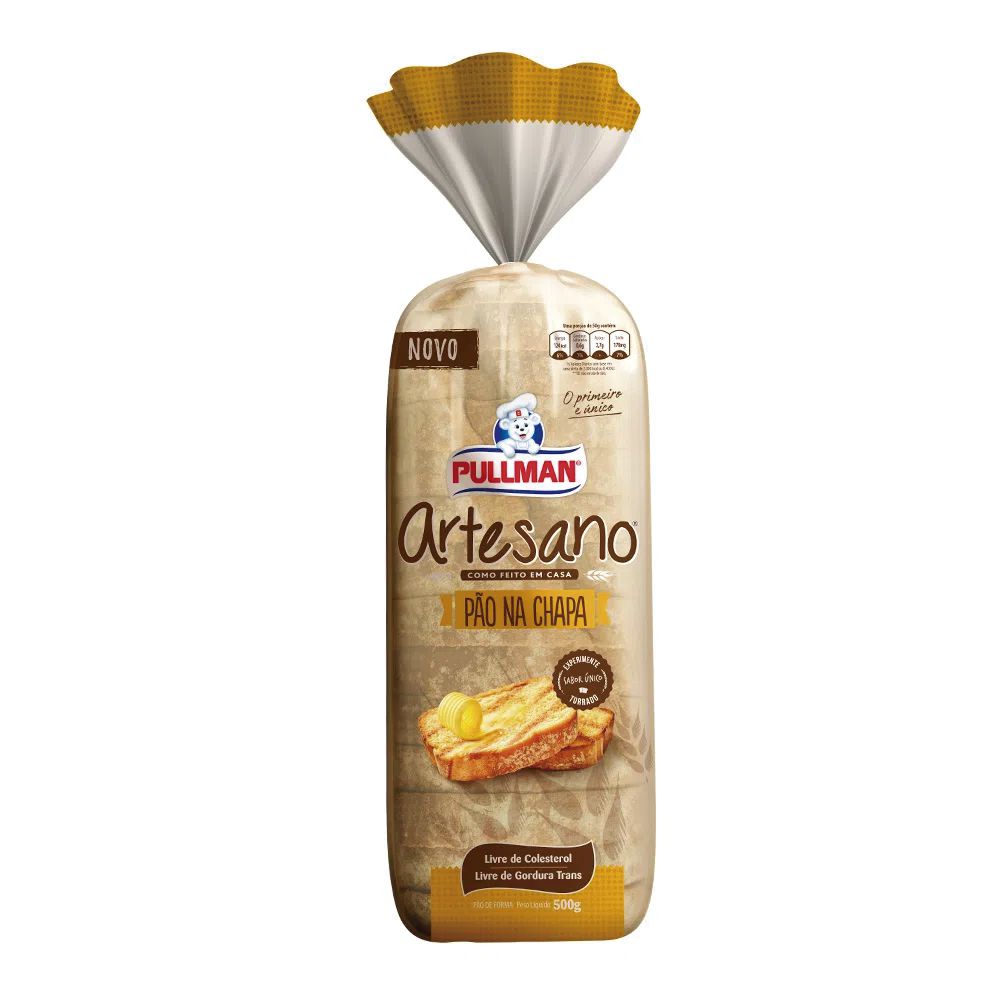 imagem de Pao Pullman Artesano Na Chapa 500G