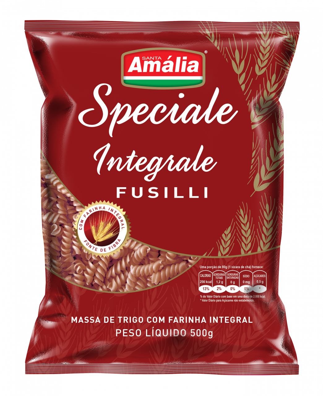 imagem de Macarrao Santa Amalia Integral Fussili 500G
