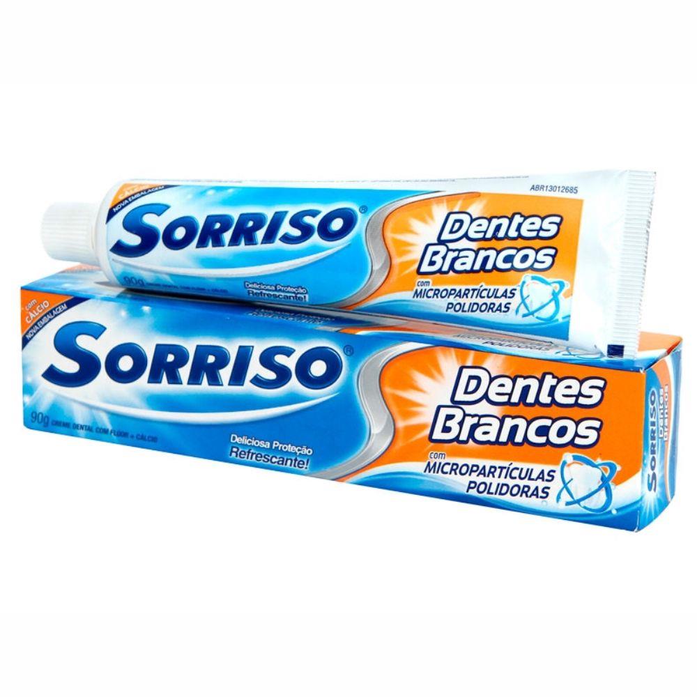 imagem de Creme Dental Sorriso  90G Dentes Brancos
