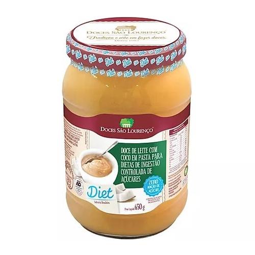 imagem de Doce De Leite Sao Lourenco Diet Coco 650G