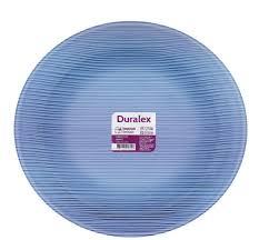 imagem de Prato Duralex Diamante Sky Fundo Azul