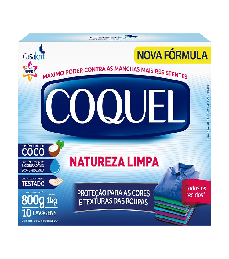 imagem de Sabao Em Po Coquel Naturez Limp 800G