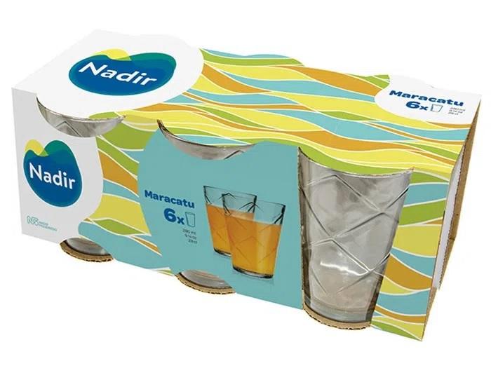 imagem de Conjunto N Fig Vidro Copo Maracatu Incolor Com 6