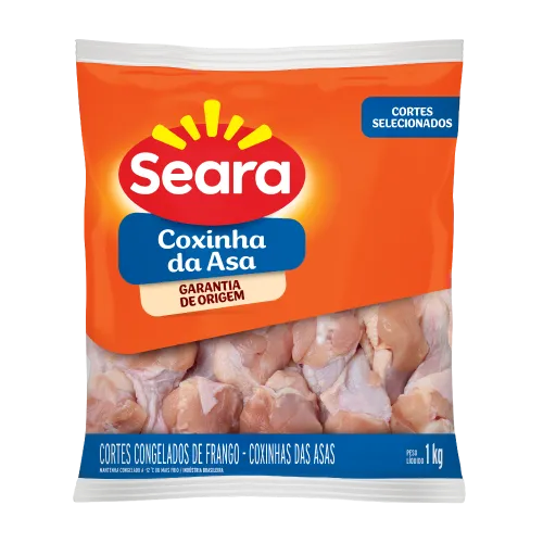 imagem de Carne Frango Seara Coxinha Da Asa Congelado Pacote 1Kg
