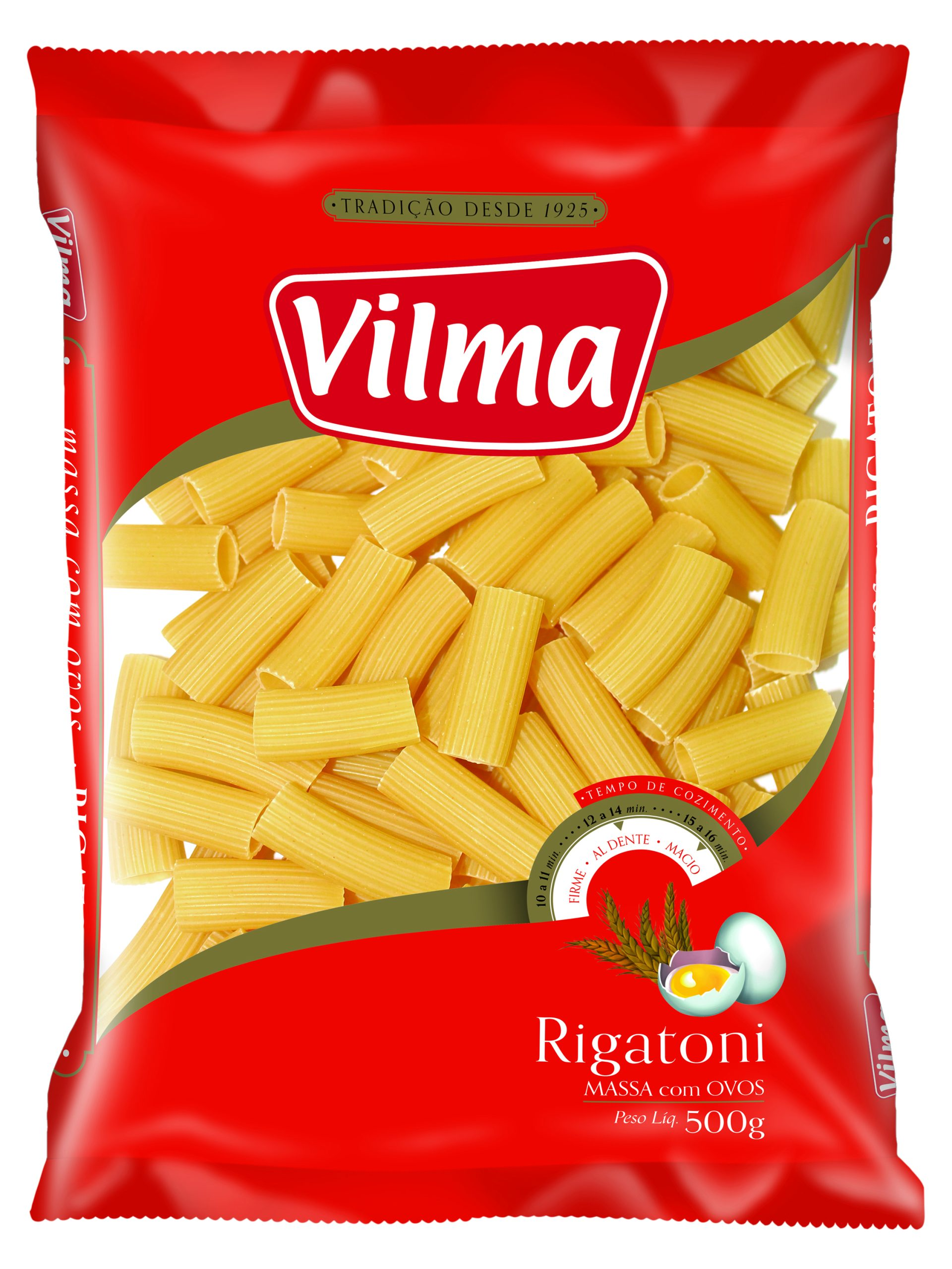 imagem de Macarrao Vilma Ovos Rigatoni 500G