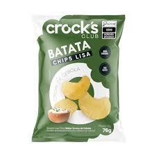 imagem de Batata Chips Crocks Creme De Cebola 76G