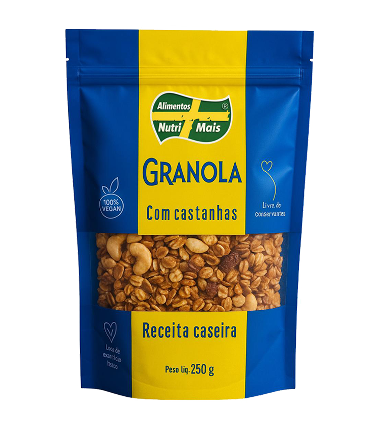 imagem de Granola Nutrimais Com Castanha 250G