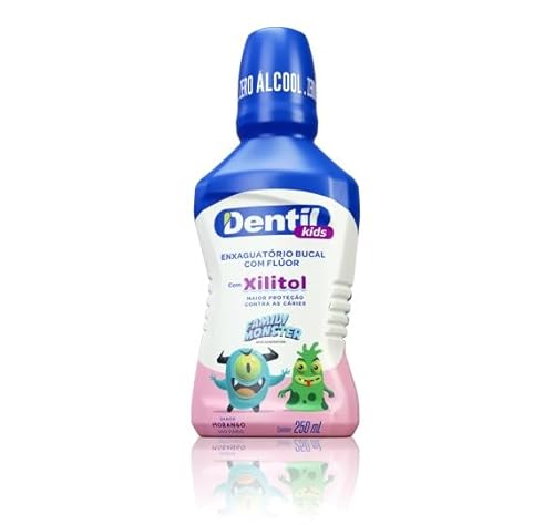 imagem de Enxaguante Bucal Dentil 250Ml Inf Morango