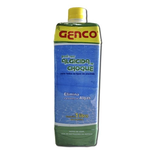 imagem de Algicida Choque Genco Elimina Algas 1L