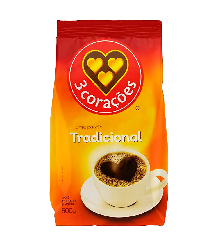 imagem de Cafe 3 Coracoes Tradicional Stand Pack 500G
