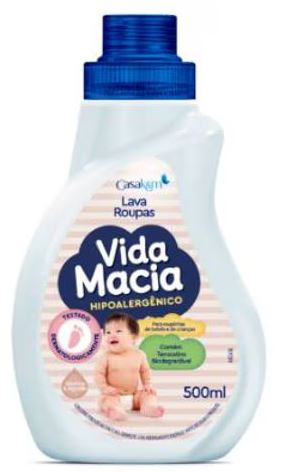 imagem de Lava Roupas Vida Macia Algodao 500Ml